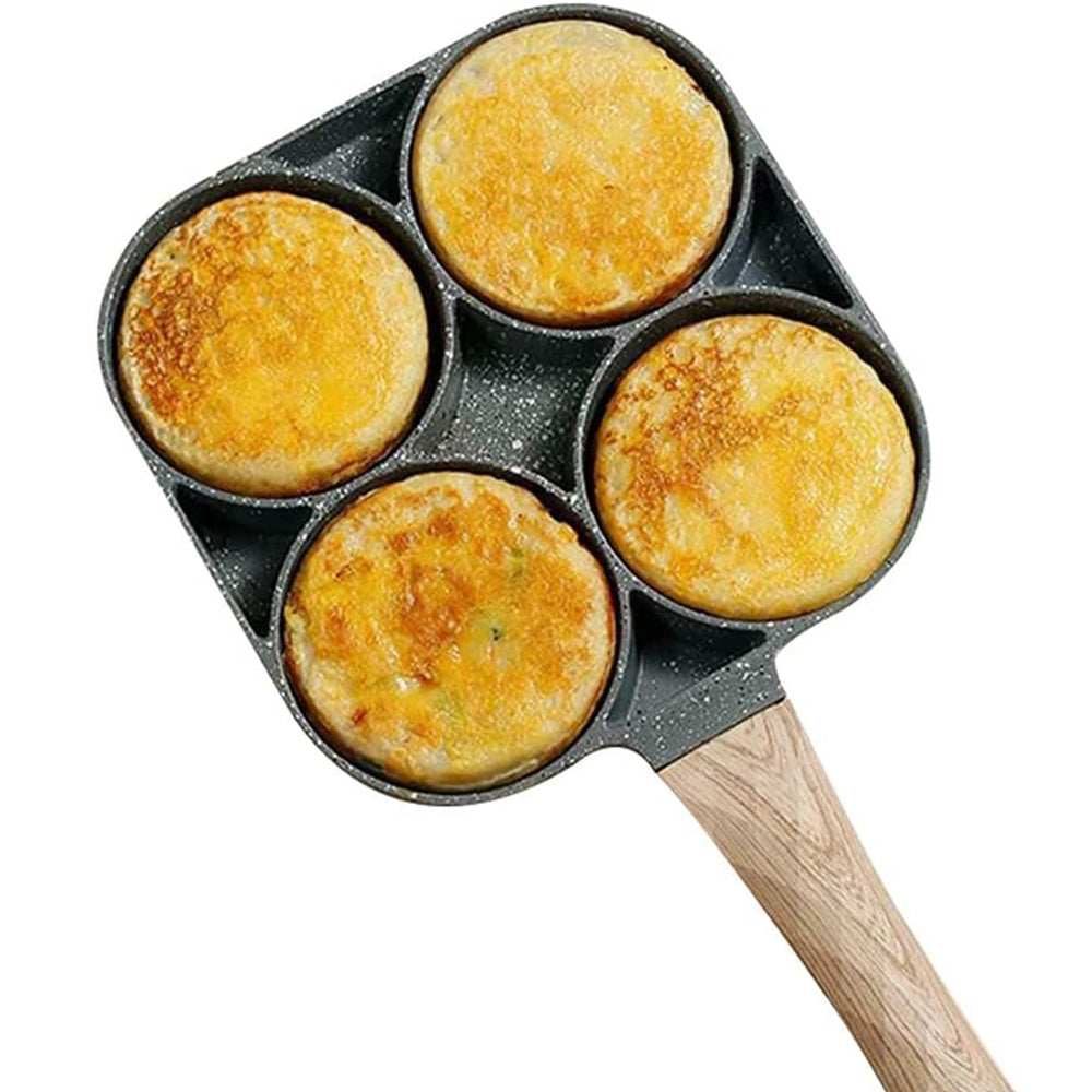 1Pc 4 Hole Nonstick Egg Frying Pan Omelets Pan