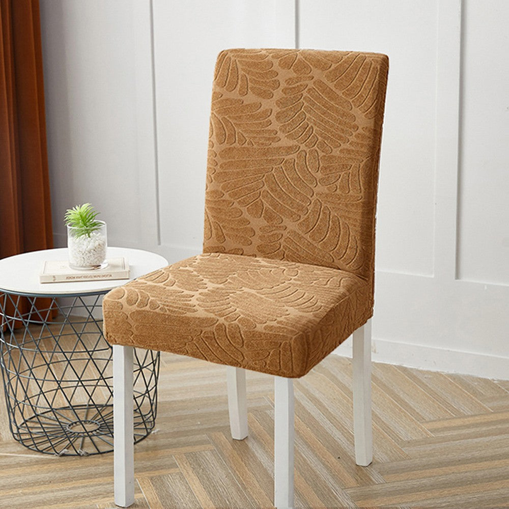 2X Washable Stretch Dining Chair Cover Coffee