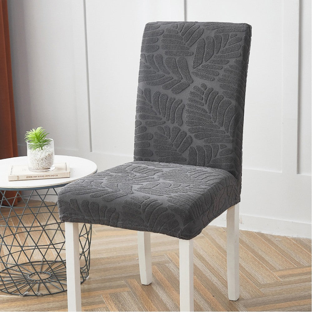 2X Washable Stretch Dining Chair Cover Grey