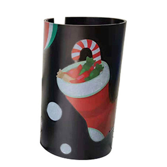 1Pc Christmas Sliding Wrapping Paper Cutter Tool Black