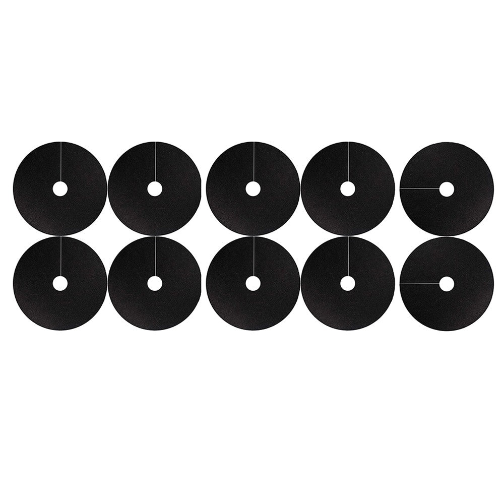 10pcs 25cm Non Woven Tree Mulch Ring for Weed Control Root Protection