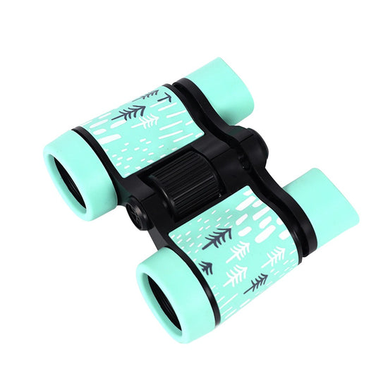 1Pc 4x30 HD Kids Binoculars Telescope Optics Binoculars Kids Toy Aqua Green