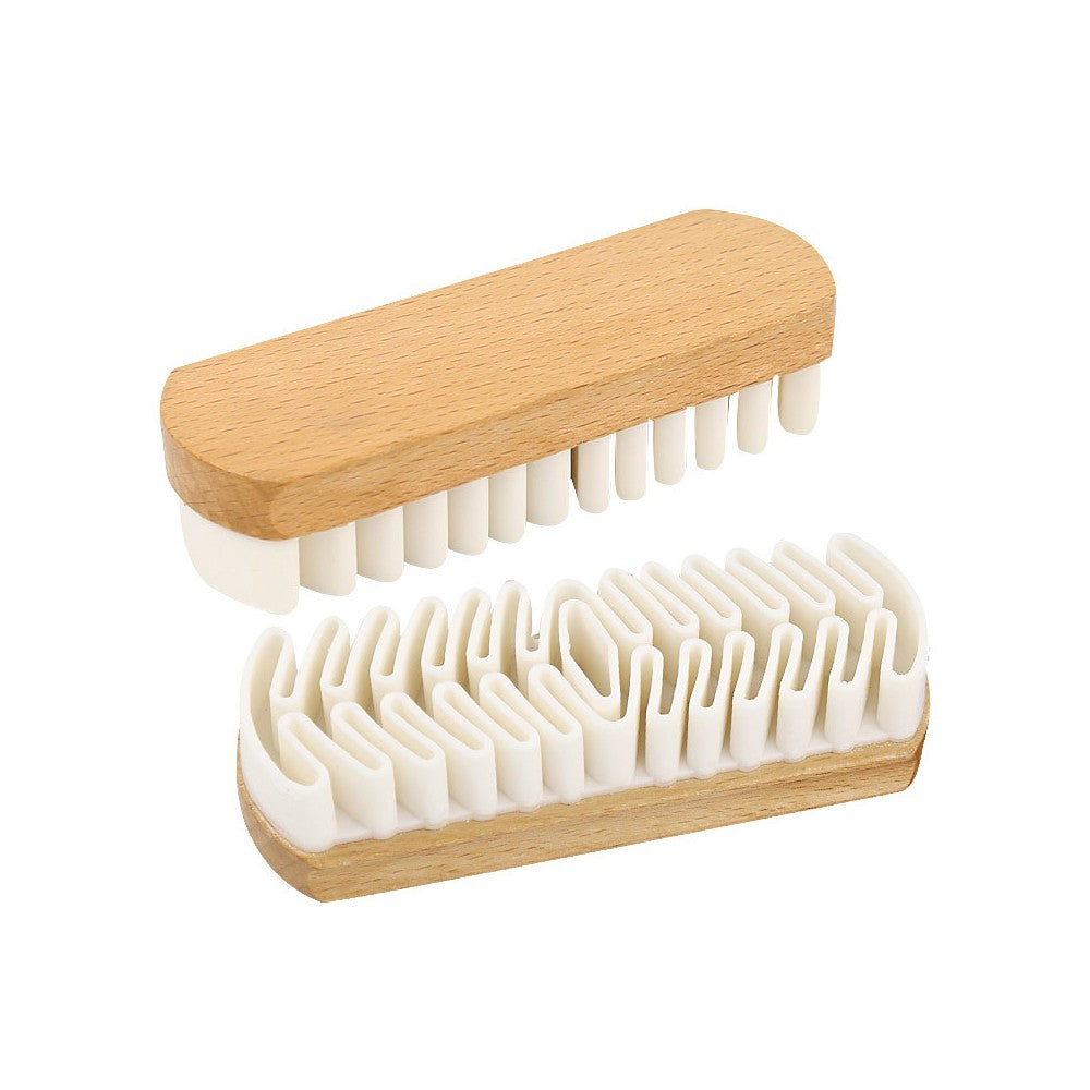2Pcs Rubber Brush Cleaner Scrubber for Suede Nubuck Shoes