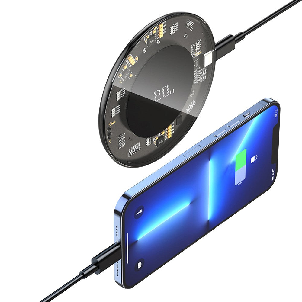 2Pcs Qi Wireless Charger Fast Charging Pad for Mobile Phone iPhone AirPods
