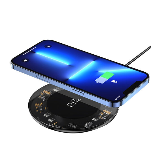 2Pcs Qi Wireless Charger Fast Charging Pad for Mobile Phone iPhone AirPods