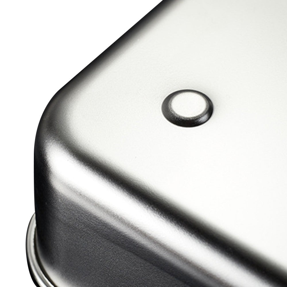 Stainless Steel Food Storage Container Lunch Box with Clear Lid Large Size