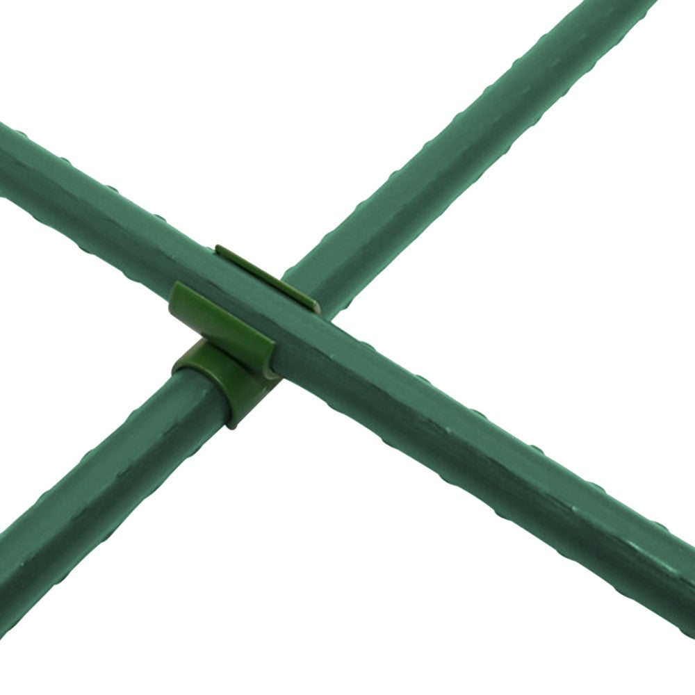 50Pcs 8mm Plant Trellis Connector Clip Stake Clip for Fixed Garden Frame Rod