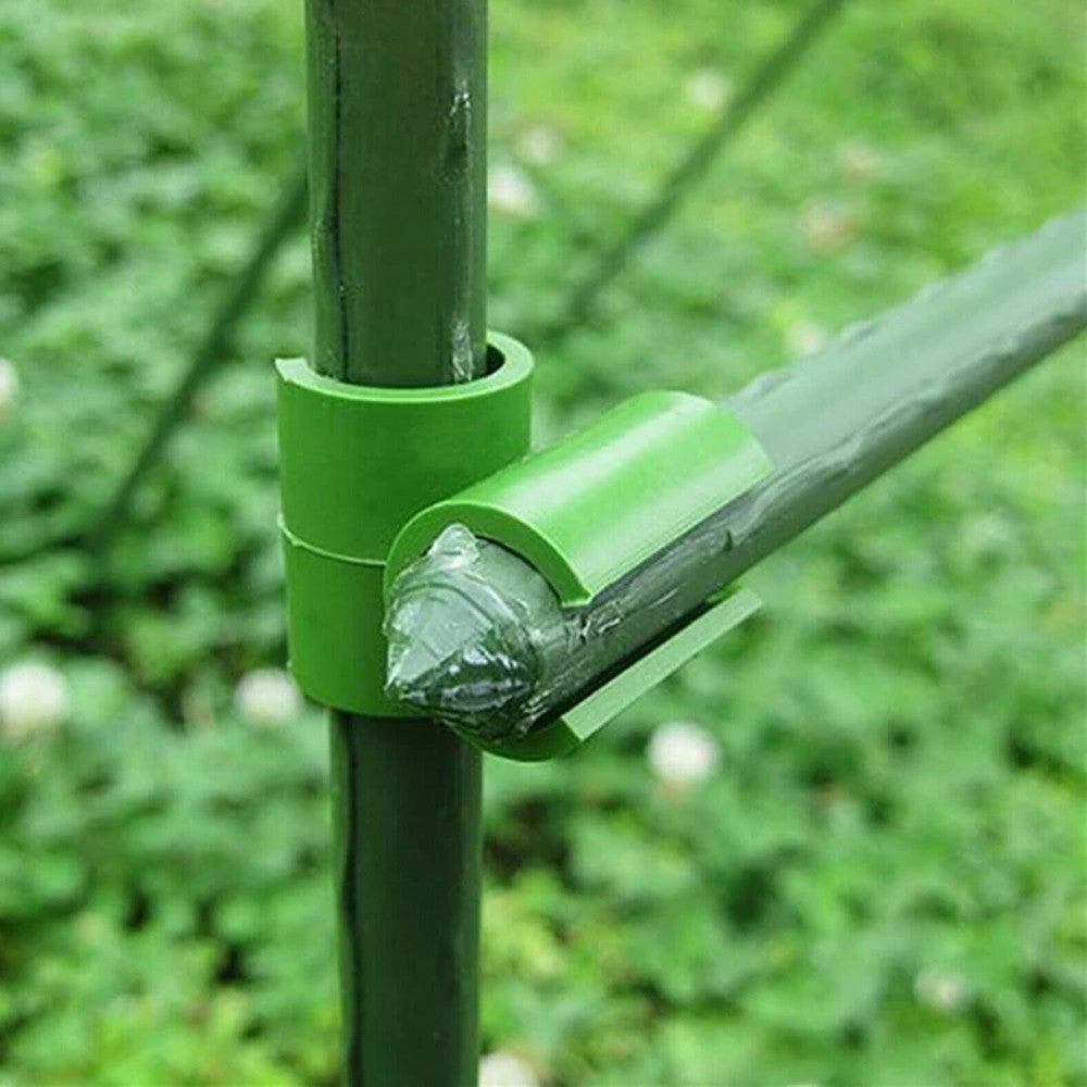 50Pcs 8mm Plant Trellis Connector Clip Stake Clip for Fixed Garden Frame Rod