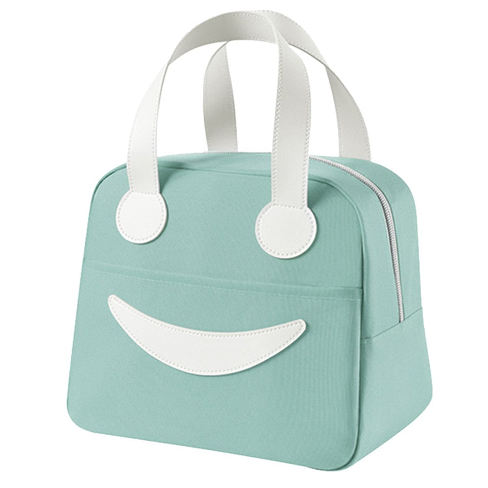 Portable Insulated Lunch Bag Cooler Thermal Lunch Box Tote Bag Green
