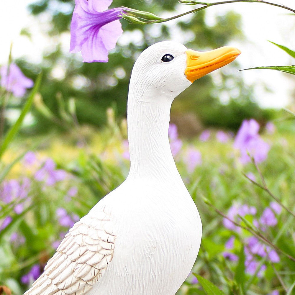 Simulation Standing Duck Statue Garden Resin Statue Landscape Decoration