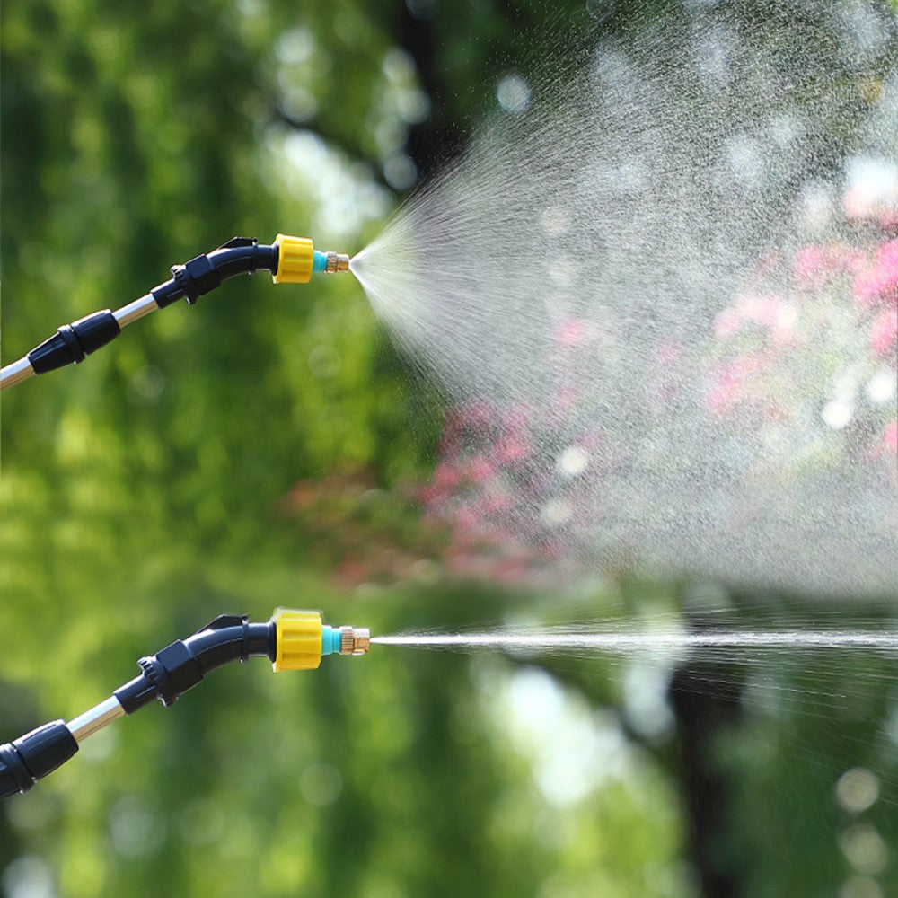2 Sets of Telescopic Garden Electric Sprayer Sprinkler with Nozzles and Hose