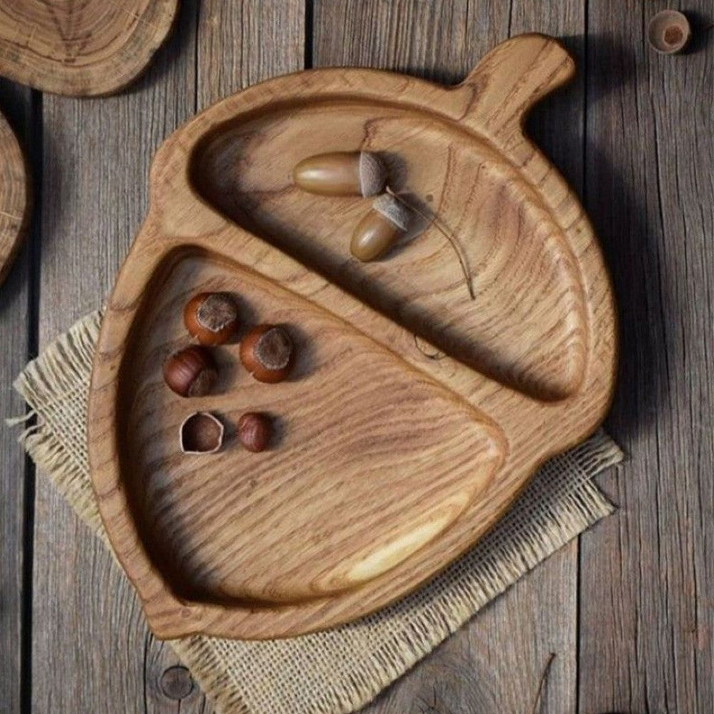 Snacks Food Trays Fruit Plate Serving Tray Pine Cone Style