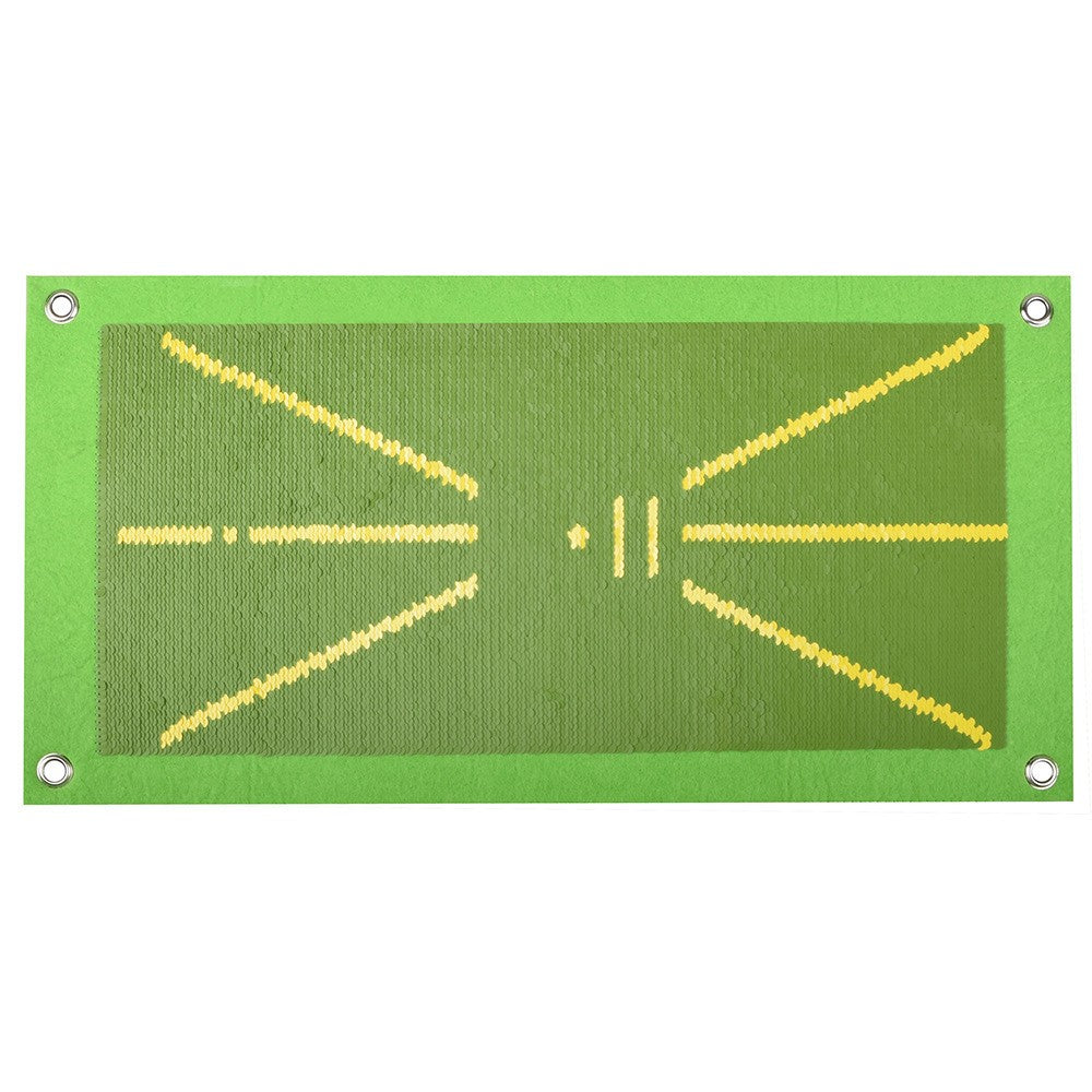 Set of Golf Training Mat for Swing Detection Batting Golf Training Aid Equipment