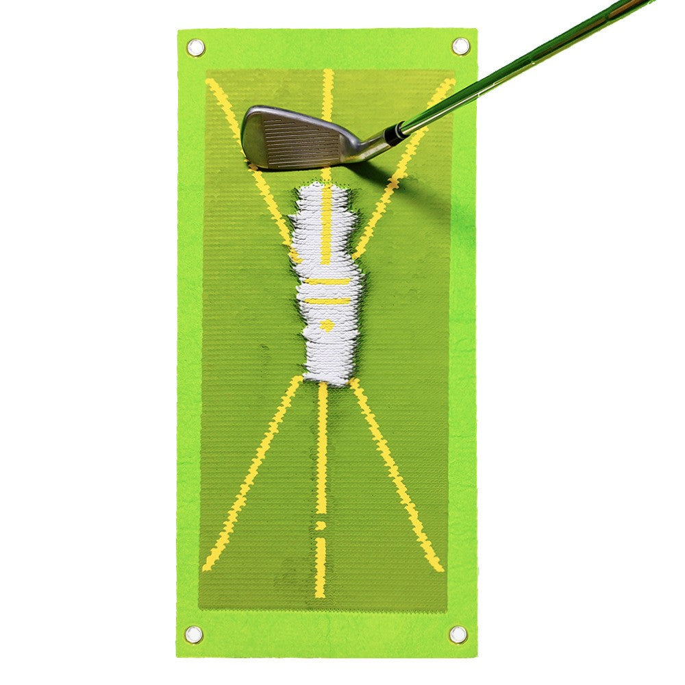 Set of Golf Training Mat for Swing Detection Batting Golf Training Aid Equipment
