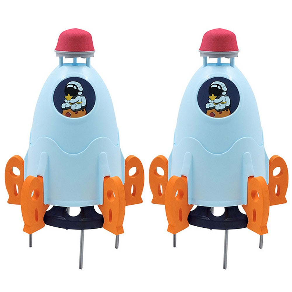 2X Rocket Launching Sprinkler Water Play Toy Outdoor Pool Lawn Garden Fun Toy