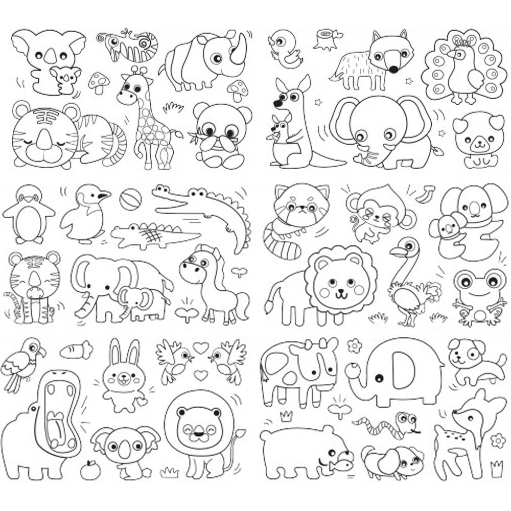 Kids Drawing Paper Roll DIY Graffiti Wallpaper Coloring Paper Painting Paper