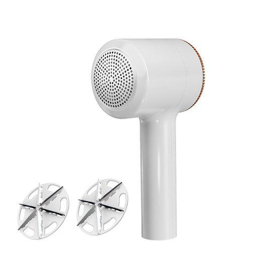 Electric Lint Remover Clothes Fabric Shaver Sweater Fuzz Pellet Trimmer White