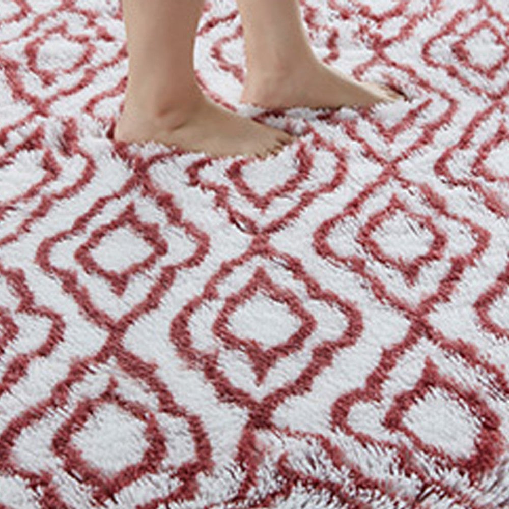 120x200cm Plush Floor Area Rug Bedroom Carpet Living Room Floor Mat Red