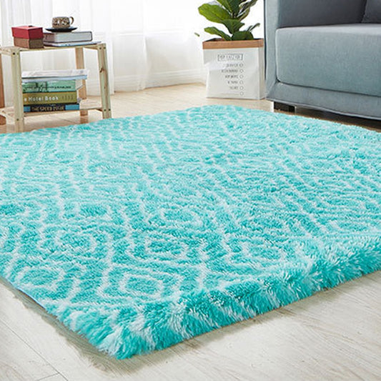 80x200cm Plush Floor Area Rug Bedroom Carpet Living Room Floor Mat Blue