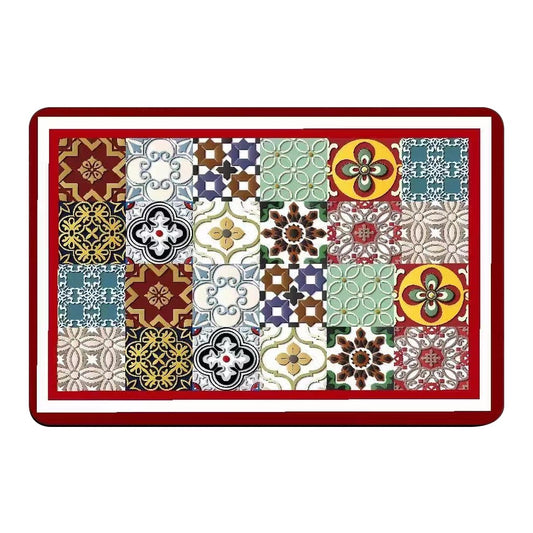 40x60cm Quick Drying Diatom Mud Floor Mat Non Slip Bathroom Floor Mat Red