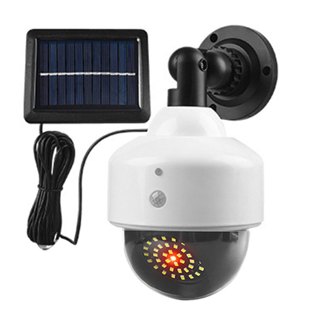Solar Dummy Fake Surveillance Security CCTV Camera with LED Lights Style 1
