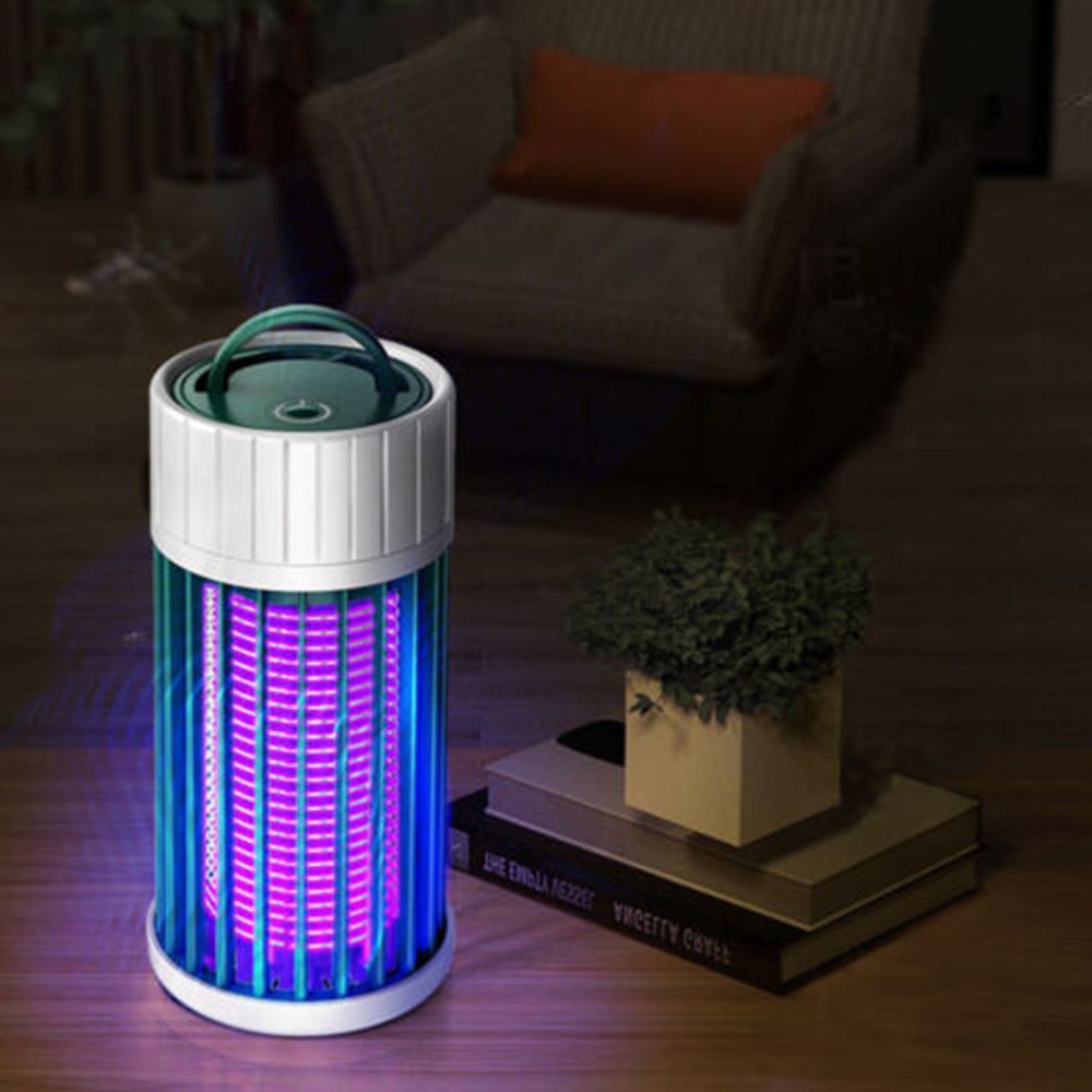 USB Electric Mosquito Killer Lamp Night Light Mosquito Zapper Trap Green