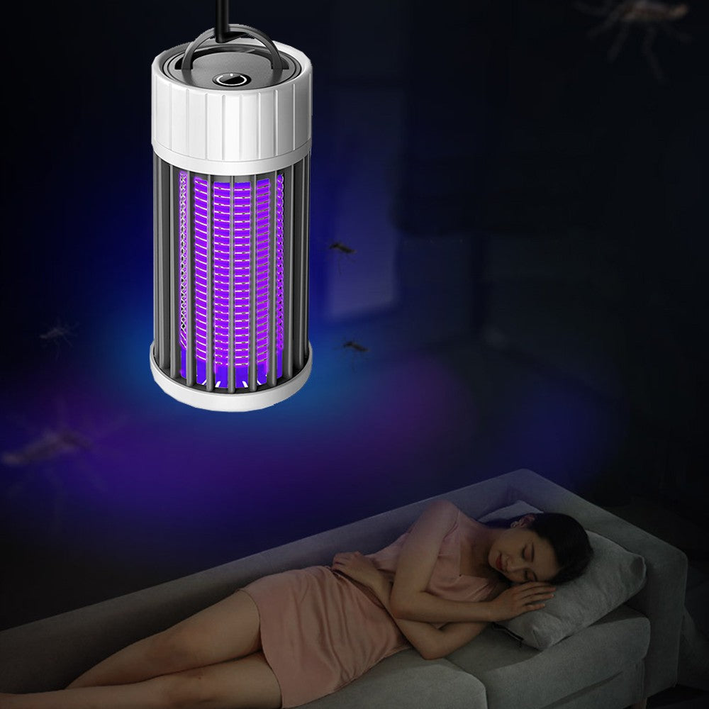 USB Electric Mosquito Killer Lamp Night Light Mosquito Zapper Trap Grey