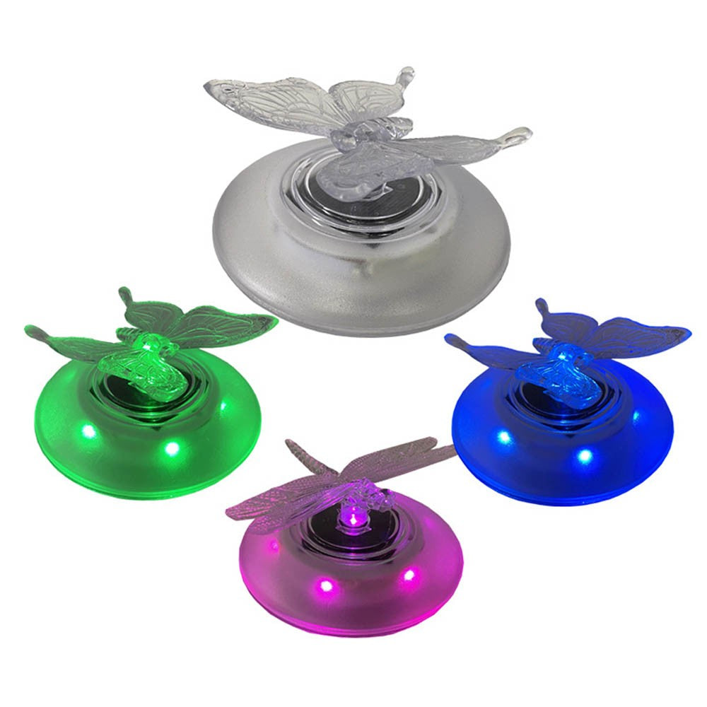 1Pc Solar Butterfly Floating Pool Lights LED Floating Night Lights Decorations