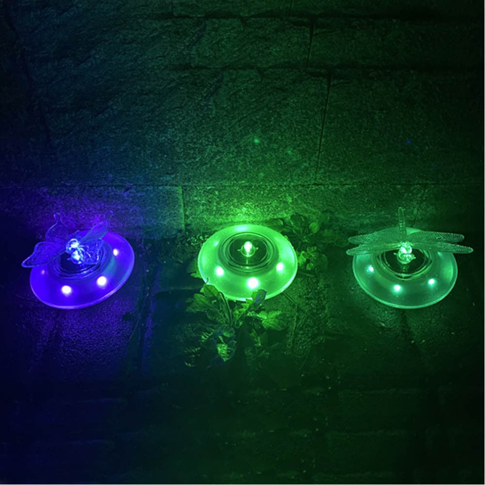 2Pcs Solar Floating Pool Lights LED Floating Night Lights Decorations