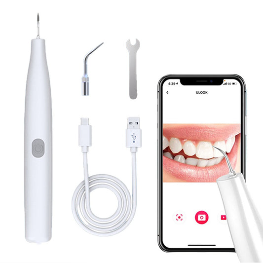 Visual Ultrasonic Electric Teeth Cleaning Tool Kit Dental Calculus Remover Tool