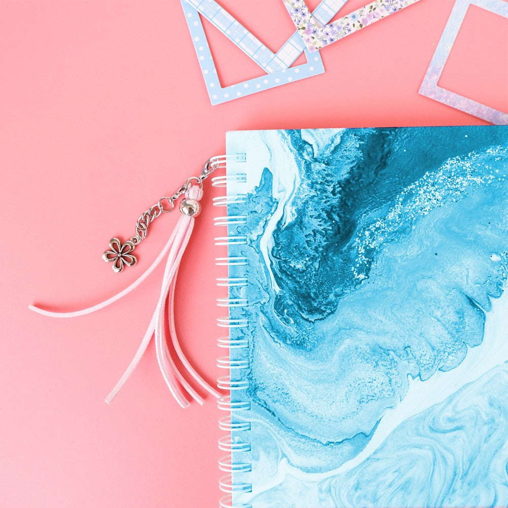 Waves Style DIY Journal Kit with Scrapbooking Supplies Stickers