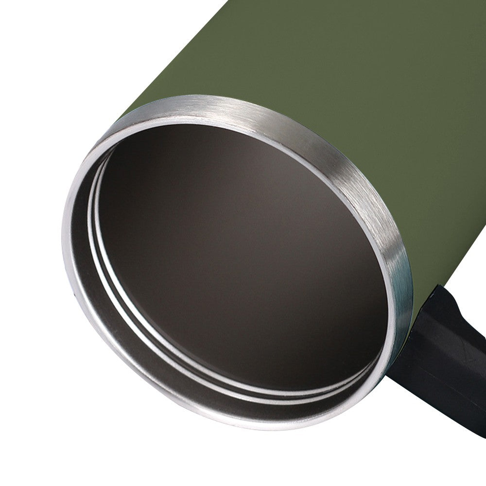 40oz Double Wall Insulated Coffee Mug Stainless Steel Thermal Cups with Lid and Straw Army Green