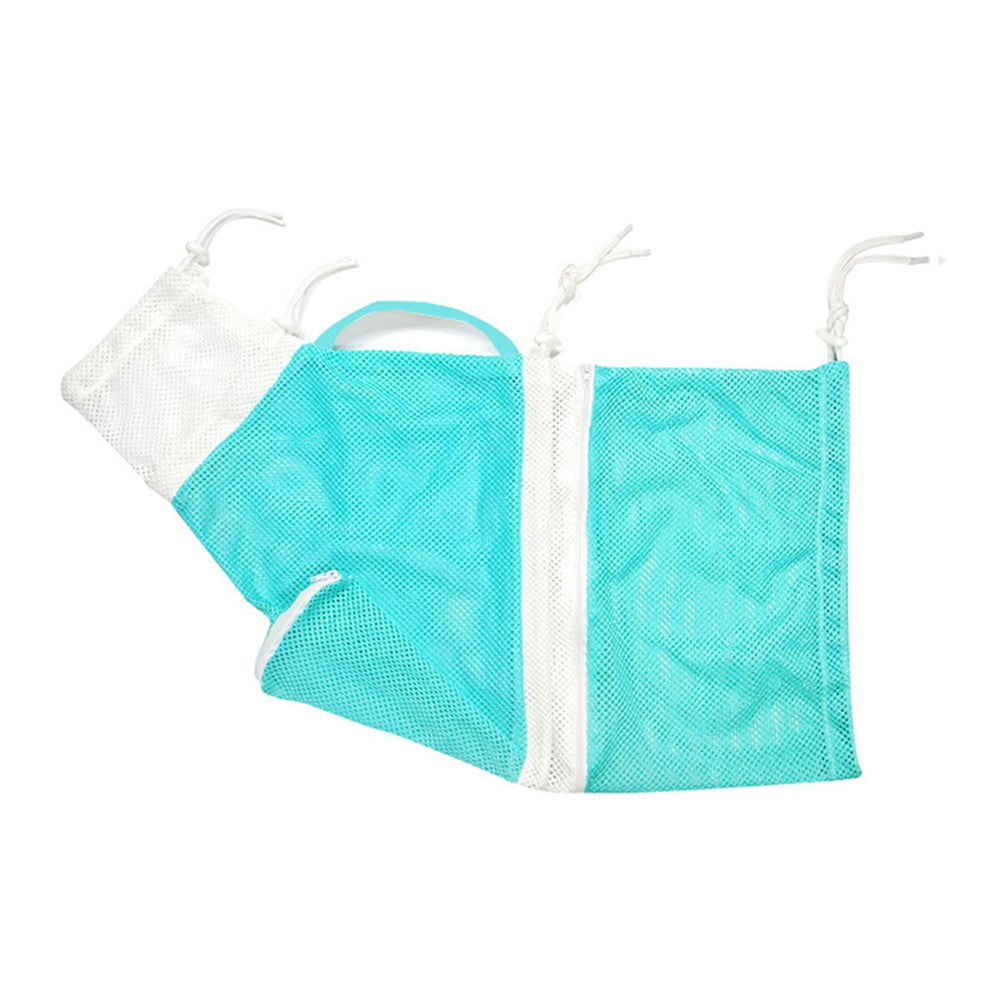 Pet Cat Bathing Bag Mesh Cloth Cat Grooming Bag Cat Supplies Washing Bags Green