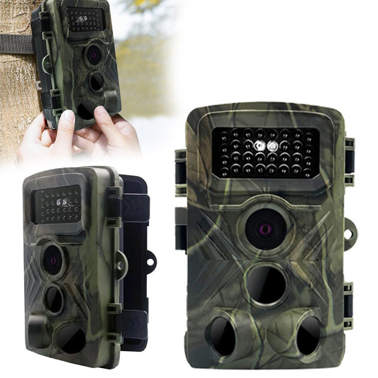 1080P HD Trail Camera Hunting Camera Wildlife Monitoring Camera IR Night Vision Yard Surveillance Camera