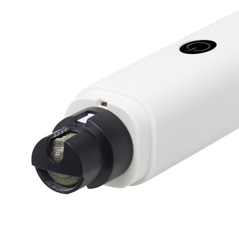 Electric Pet Nail Grinder USB Rechargeable Cat Dog Nail Clipper Pet Grooming Trimmer with LED Light