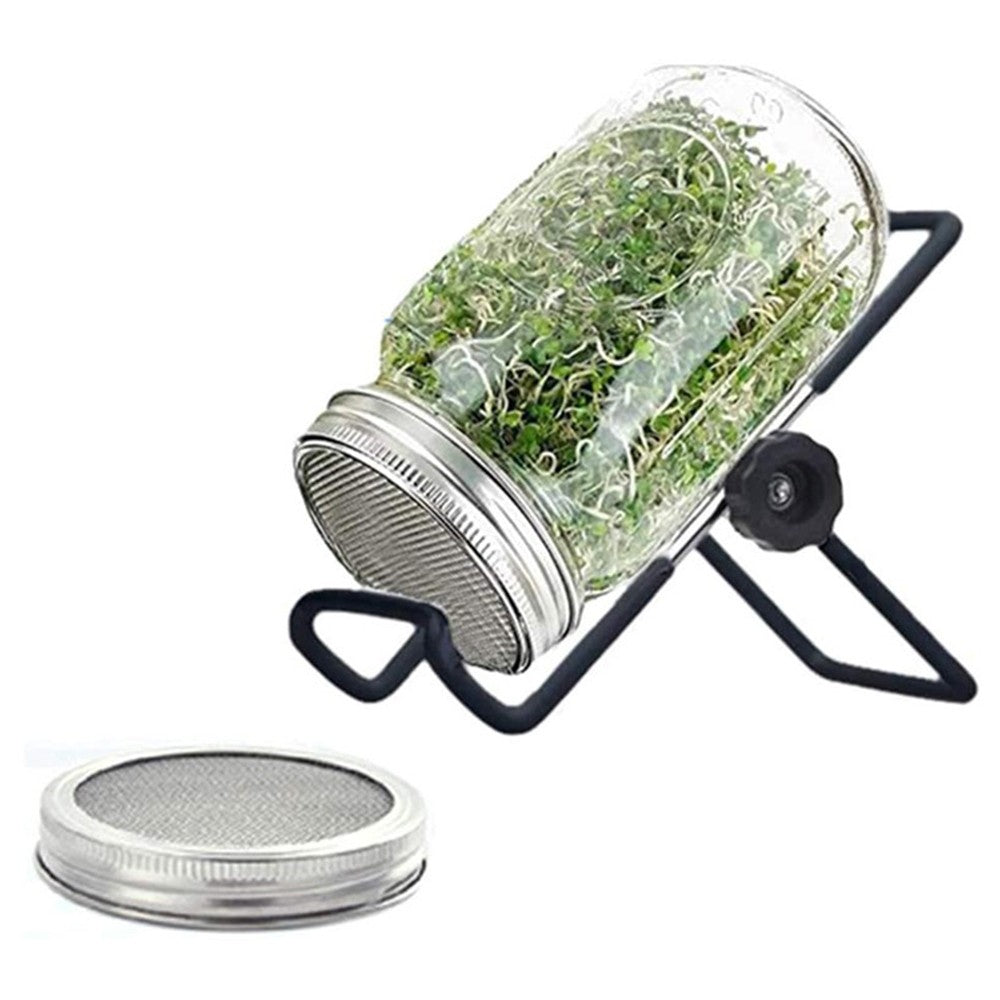 Seed Sprouting Mason Jar Wide Mouth Mason Canning Jar Kit Seed Germination Kit