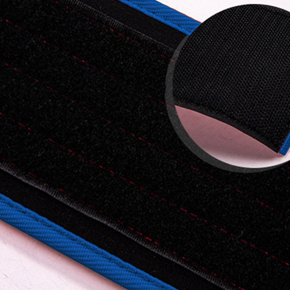 114cm Self Locking Weight Lifting Belt Fitness Support Belt Training Belt Blue