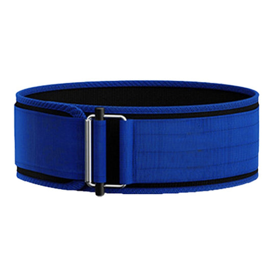 114cm Self Locking Weight Lifting Belt Fitness Support Belt Training Belt Blue