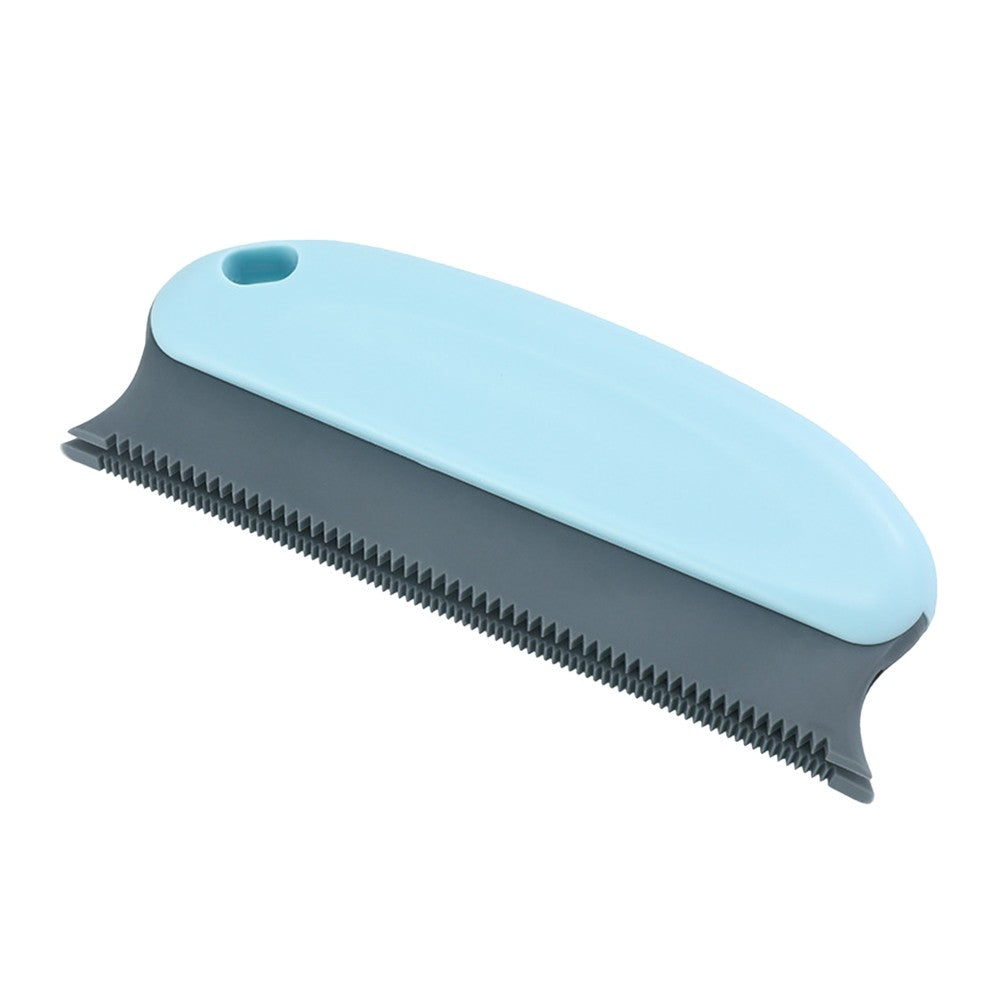 1 X Reusable Pet Hair Remover Brush Pet Fuzz Fur Removal Tool for Couch Carpet Bedding Light Blue