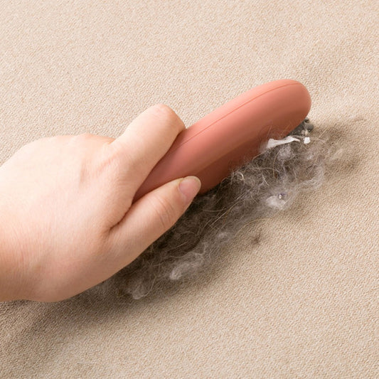 1 X Reusable Pet Hair Remover Brush Pet Fuzz Fur Removal Tool for Couch Carpet Bedding Red