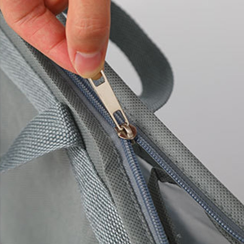 Set of 5Pcs Closet Purse Dust Storage Bag Wardrobe Clear Handbag Organizer Grey