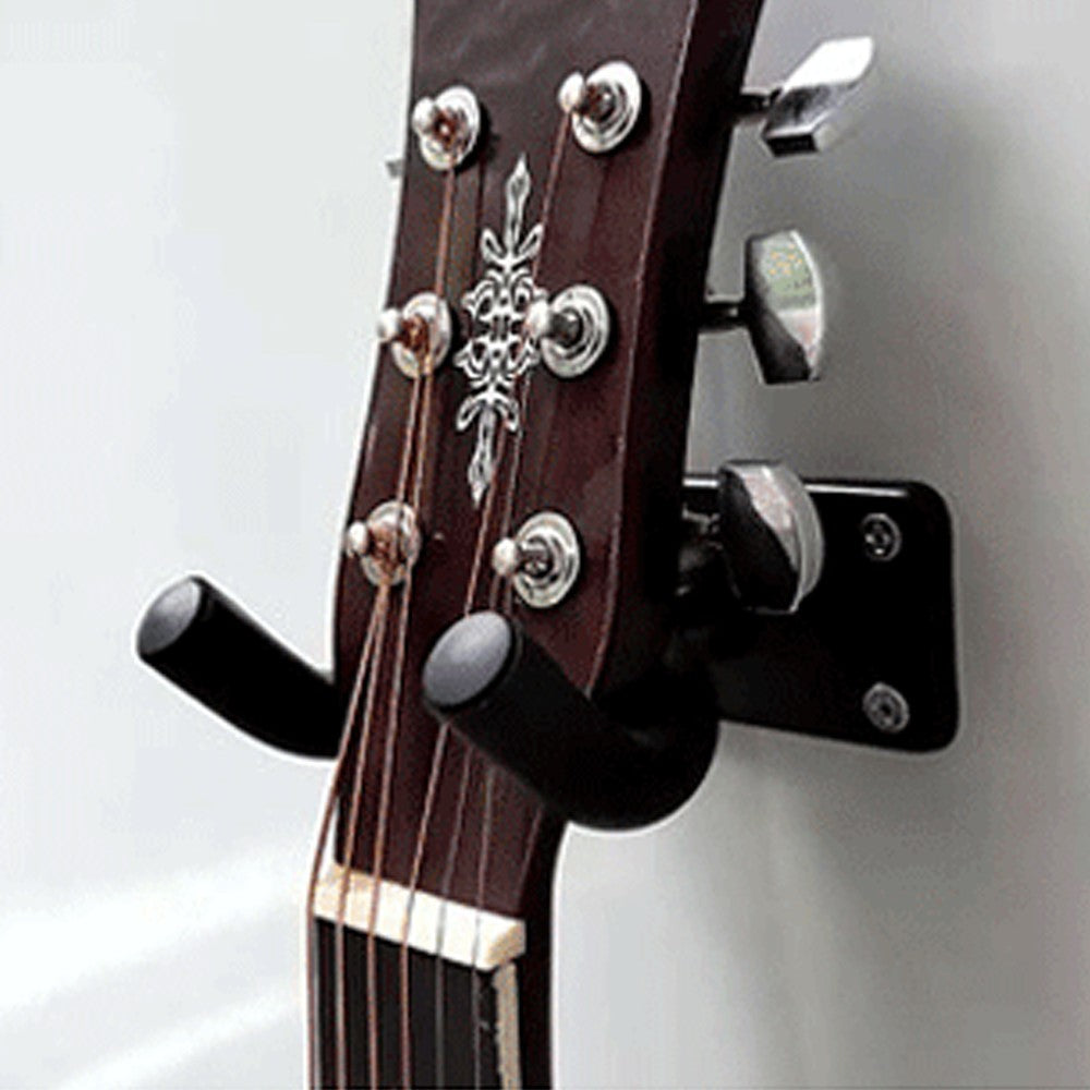 4Pcs Guitar Wall Mount Hanger Guitar Hook Holder Display Bracket with Screws