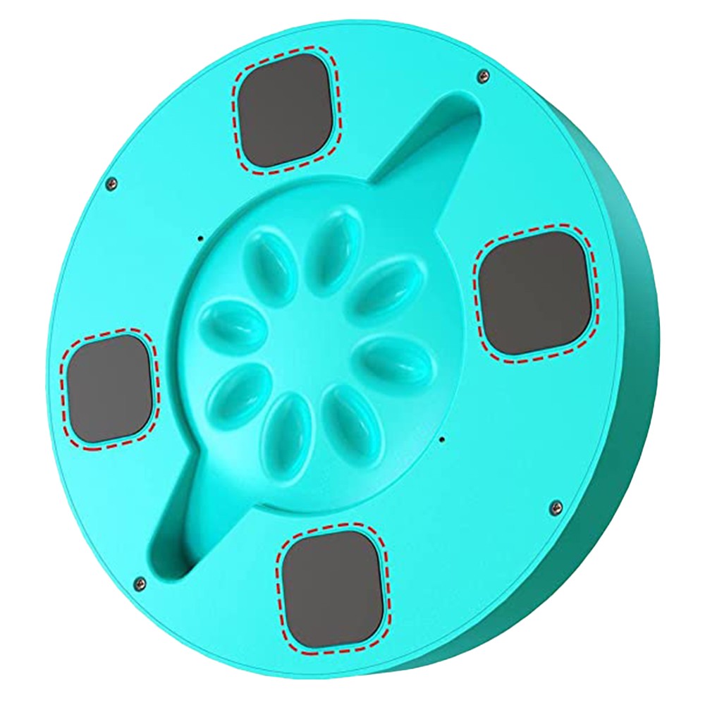 Pet Slow Feeder Bowl Pets Puzzle Toy Interactive Treat Dispenser Pet Bowl Cyan