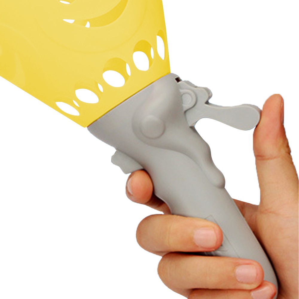 Kids Catch Ball Game with 2 Catch Launcher Baskets and 4 Balls Yellow