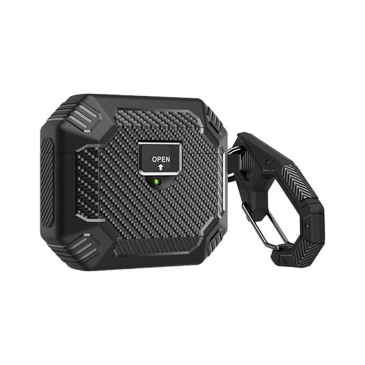 Black For Airpods Pro2nd Generation Magnetic Switch Case with Keychain