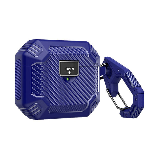 Blue For Airpods Pro2nd Generation Magnetic Switch Case with Keychain