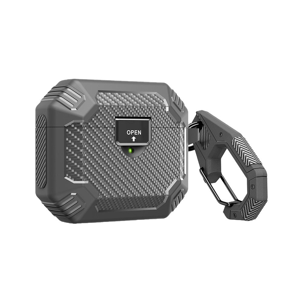 Grey For Airpods Pro2nd Generation Magnetic Switch Case with Keychain
