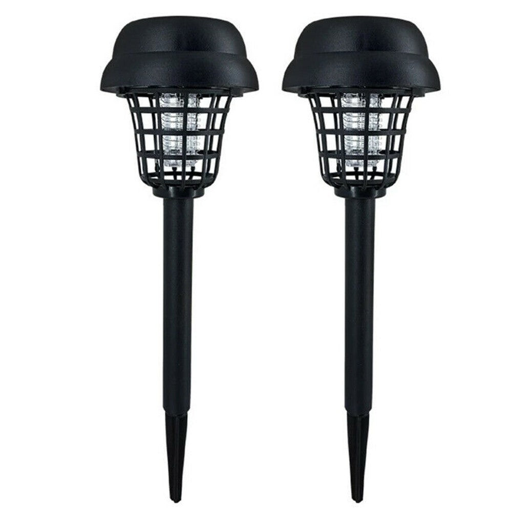 2 X Solar LED Light and UV Mosquito Killer Lamp Mosquito Repeller Zapper Lamp