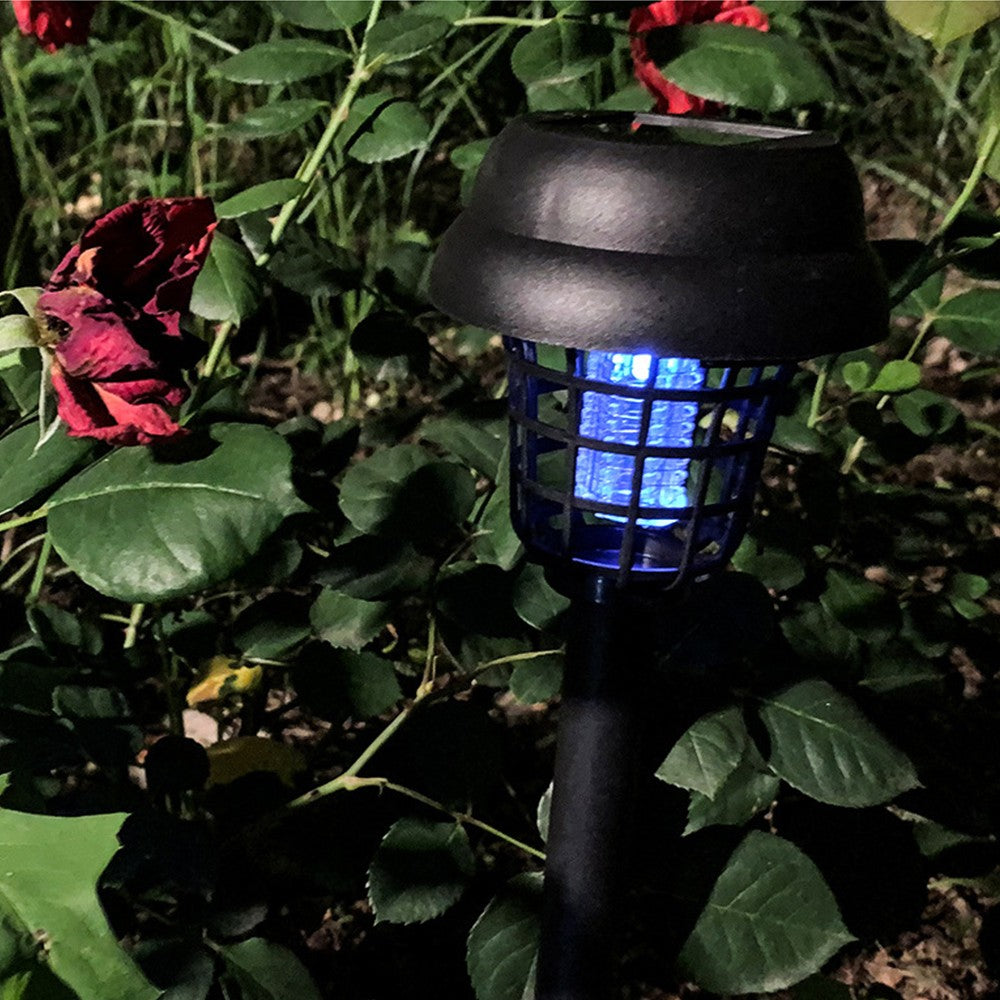 2 X Solar LED Light and UV Mosquito Killer Lamp Mosquito Repeller Zapper Lamp