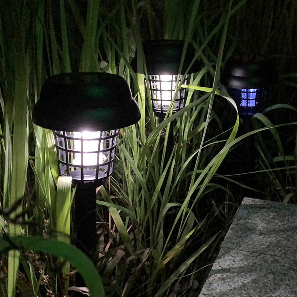 4 X Solar LED Light and UV Mosquito Killer Lamp Mosquito Repeller Zapper Lamp